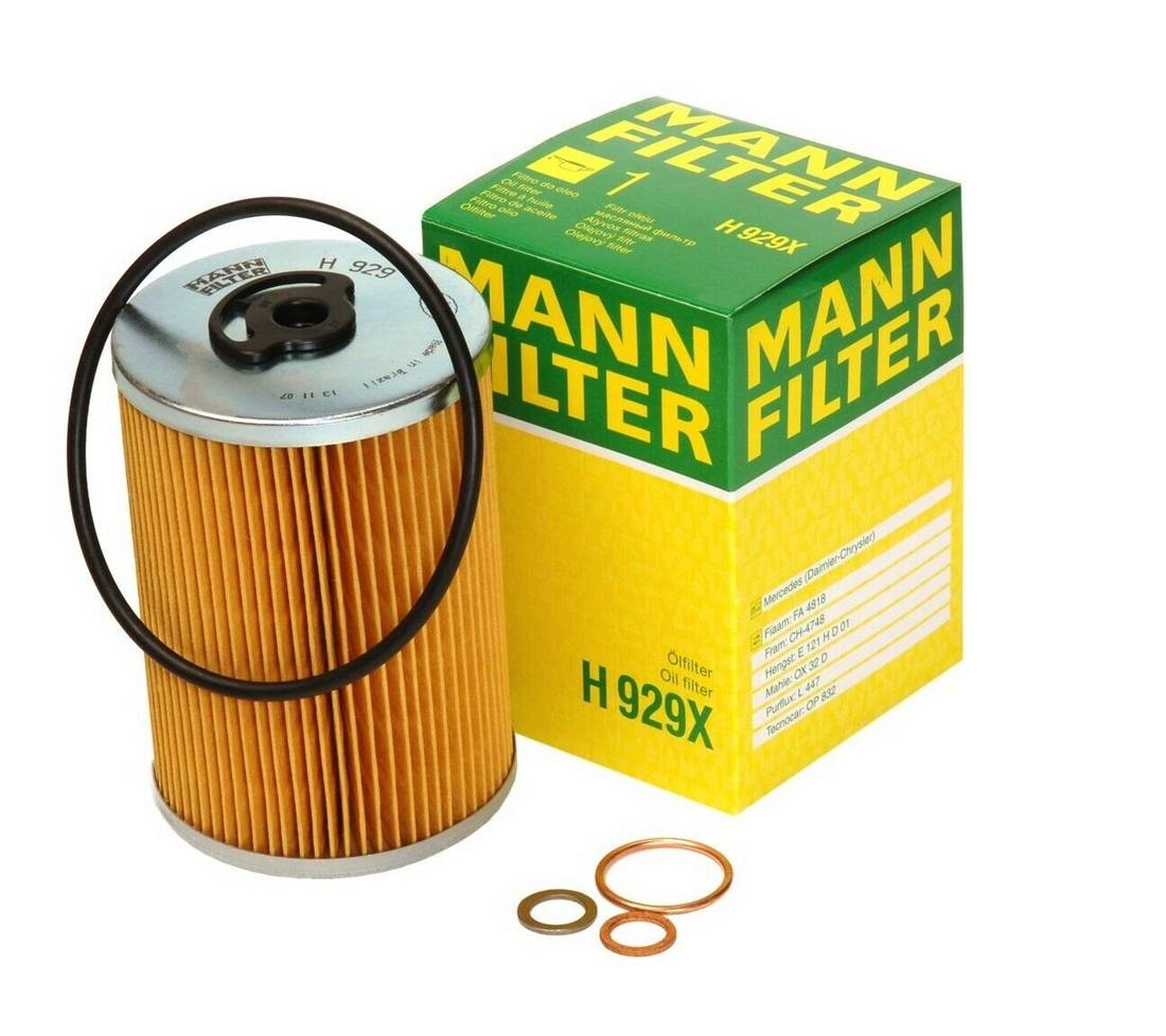 Mercedes Engine Oil Filter 000180060968 - MANN-FILTER H929X